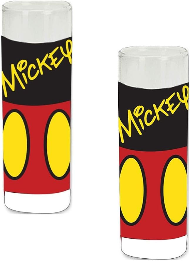 2-Piece Set Disney Mickey Mouse Pants Tall Shot Glasses