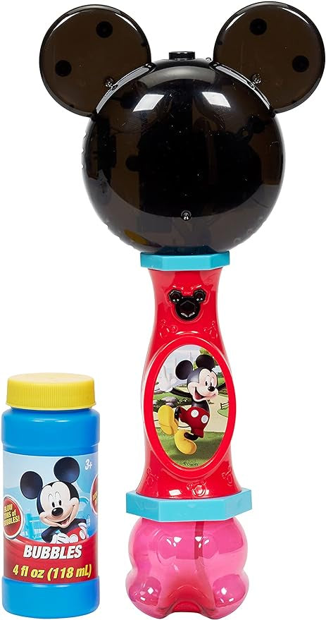 Little Kids Disney Mickey Mouse Light and Sound Bubble Wand