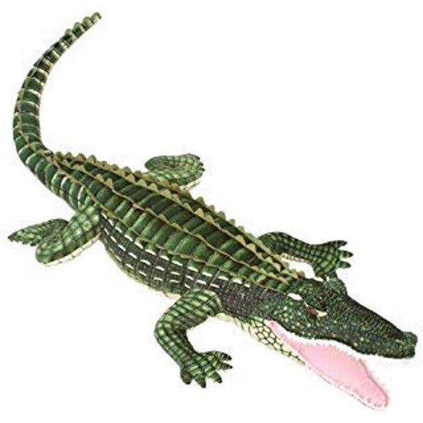 72" Lifesize Alligator Green Gator Plush Stuffed Animal Toy