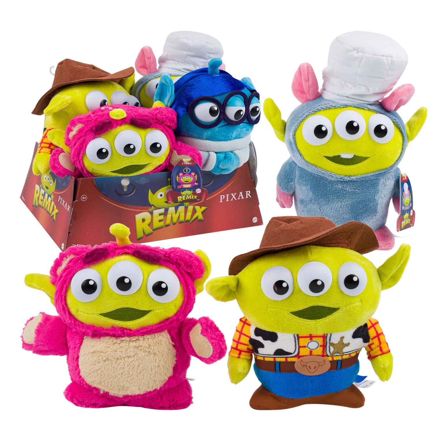 Disney Pixar Aliens Plush Assorted