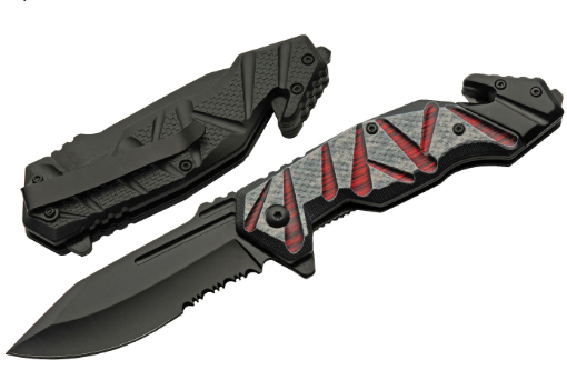 4.50" Red Bear Claw Knife