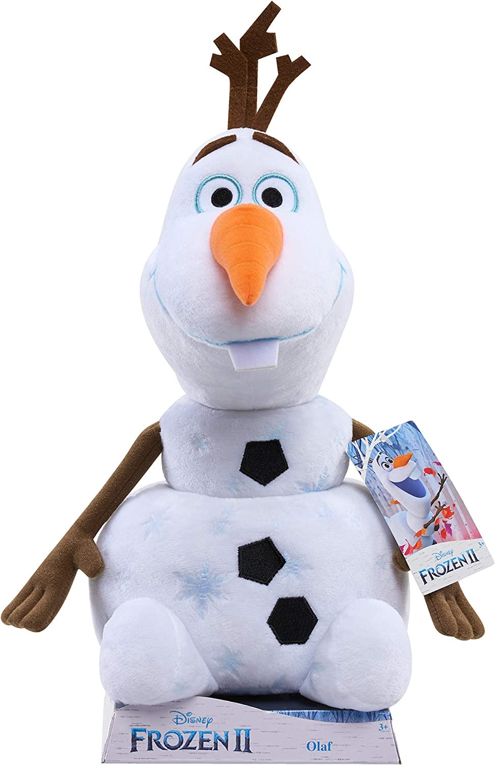 Disney Frozen II Olaf Plush Snowflake Sparkles Snowman 13 Stuffed Animal