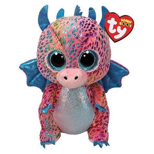 TY Beanie Boos - FLINT the Dragon  Glitter Eyes