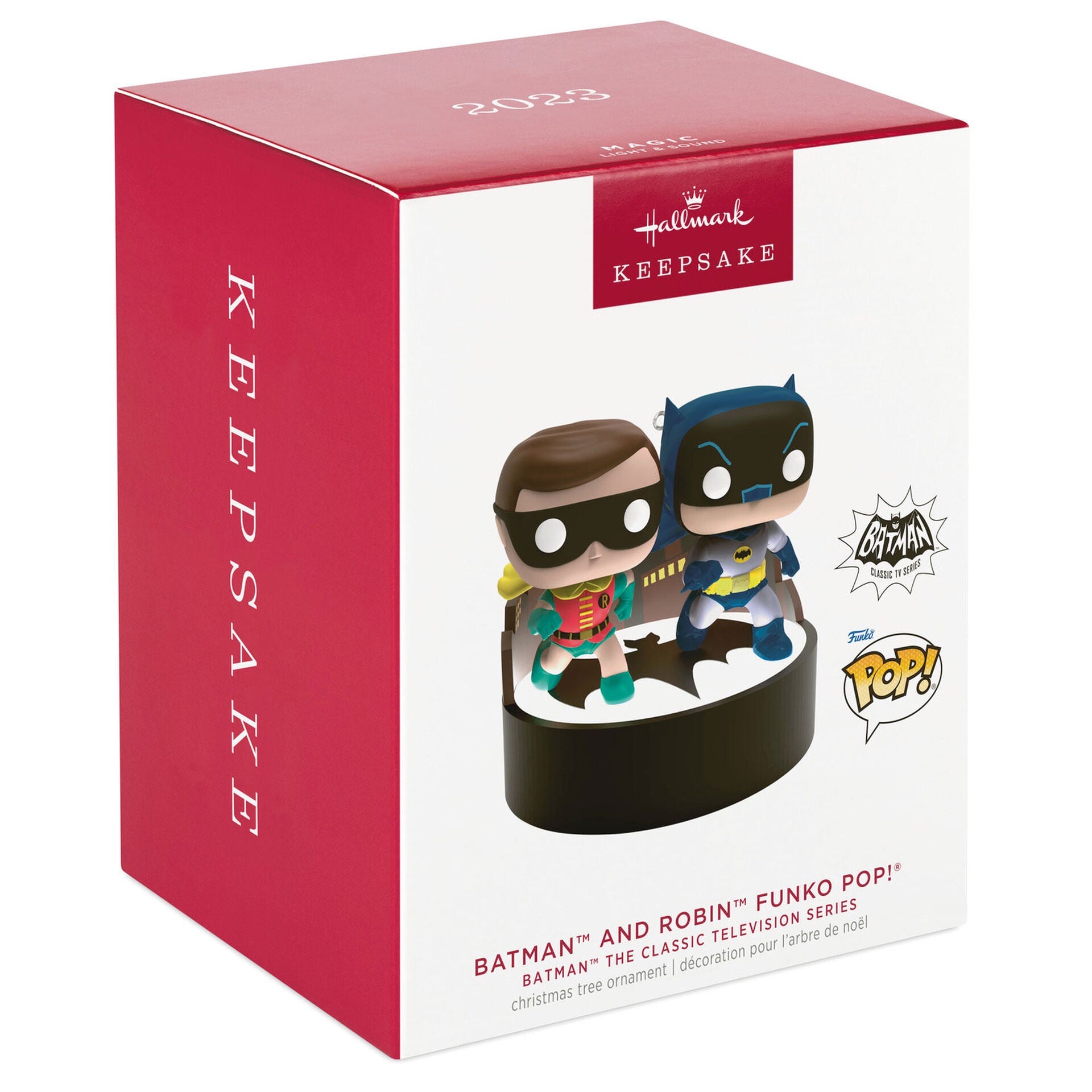Batman™ The Classic TV Series Batman™ and Robin™ Funko POP!® Ornament With Light and Sound