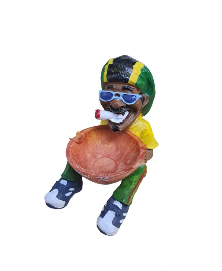 4.5" RASTA ASHTRAY FIGURINE