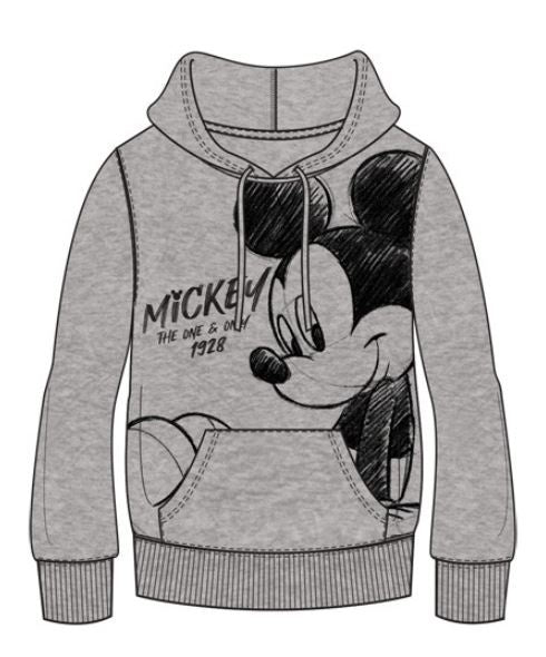 Disney Hoodie Sketch Mickey Mouse Pullover Sweatshirt