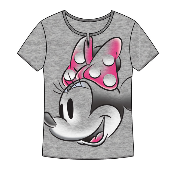 Adults Fabulous Minnie Mouse Lounge Tee, Gray