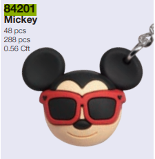 Disney Mickey Emoji Icon Ball Key Ring