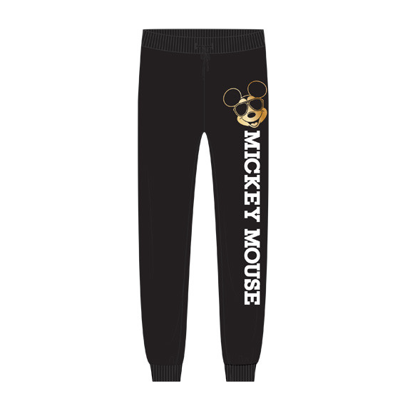 Juniors Disney Mickey Mouse Jogger Pants, Black