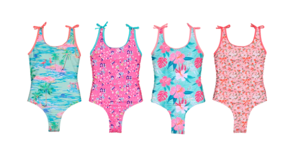 Girl's Fashion 1 Piece Swimsuit Asstd