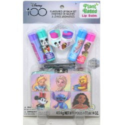 Disney's 100th 4pk Lip Balm & Tin on Card