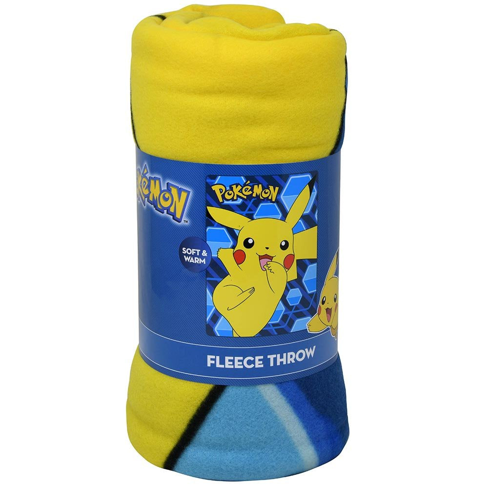 Pokémon "Pikachu" Fleece Throw Blanket, 45 x 60-inches