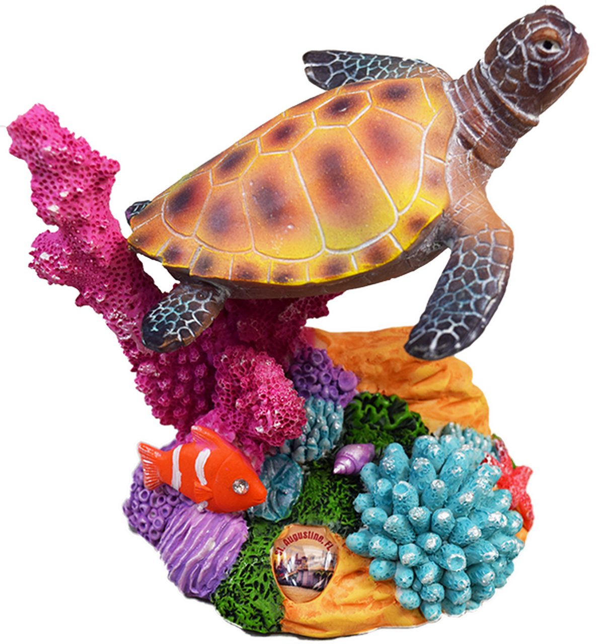 Sea Turtle Deco-3 1/2" w/Shield