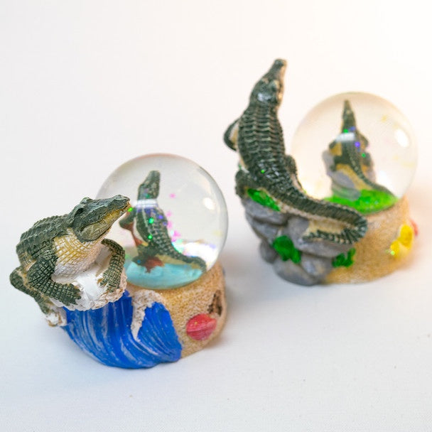 Gator Water Globe Pair