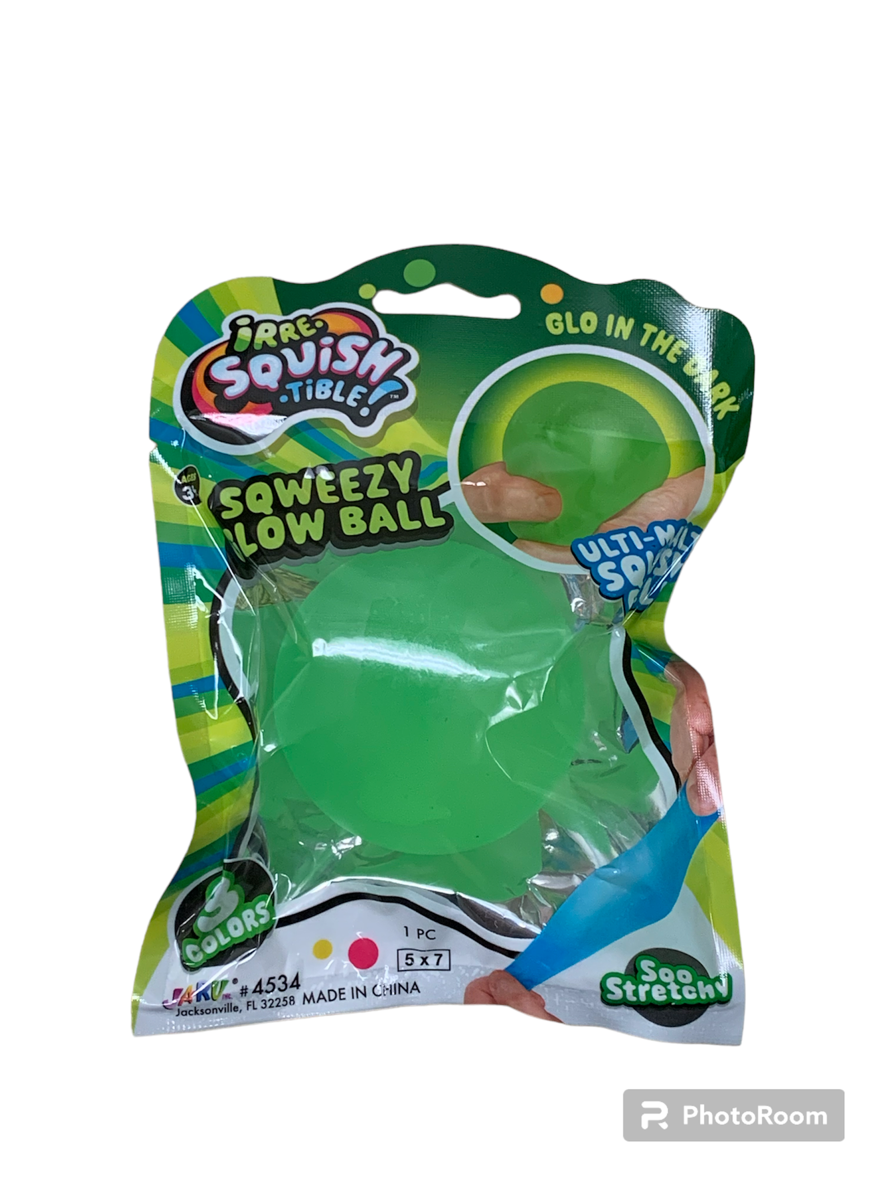 Irre-Squish-Tible Sqweezy Ball