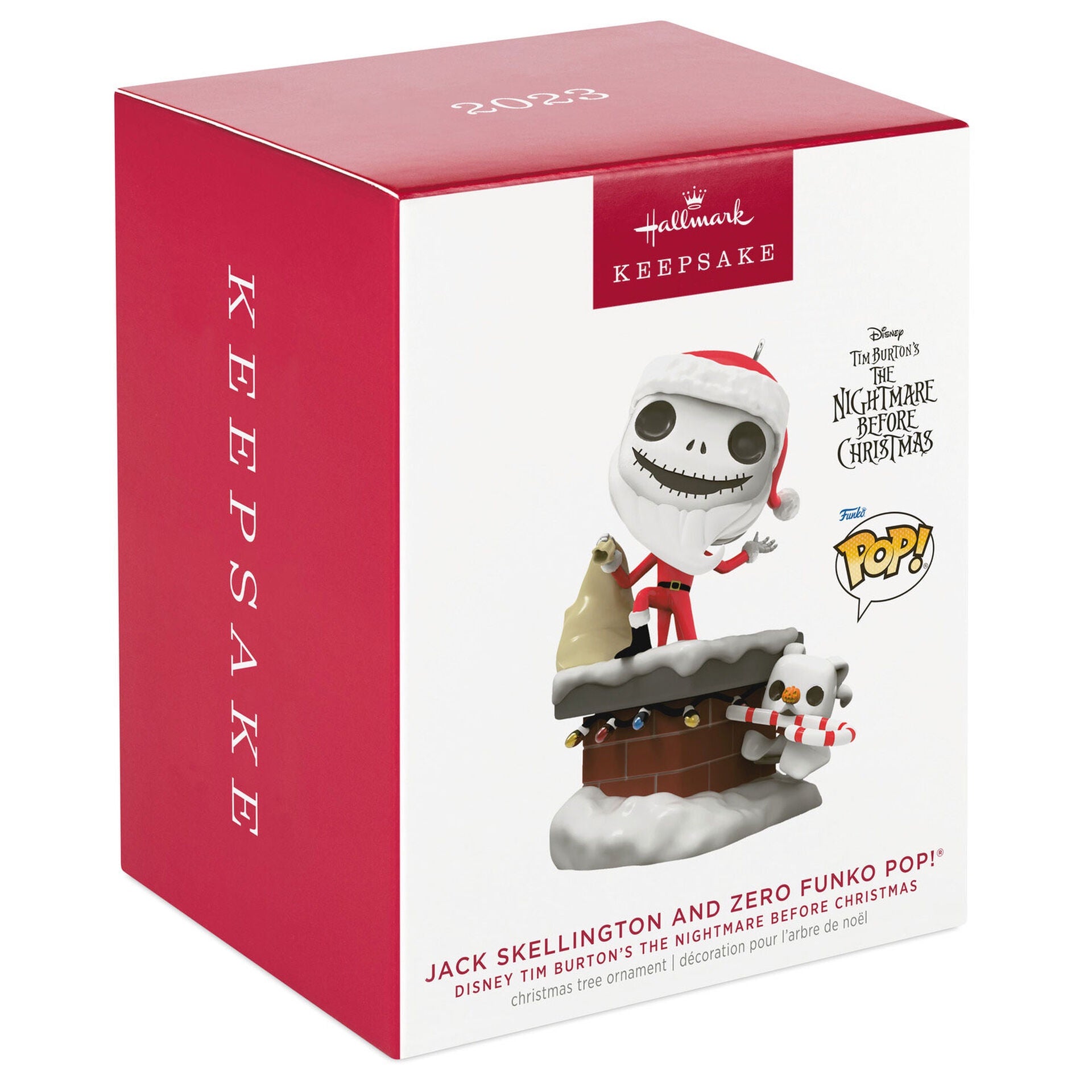 Disney Tim Burton's The Nightmare Before Christmas Jack Skellington and Zero Funko POP!® Ornament