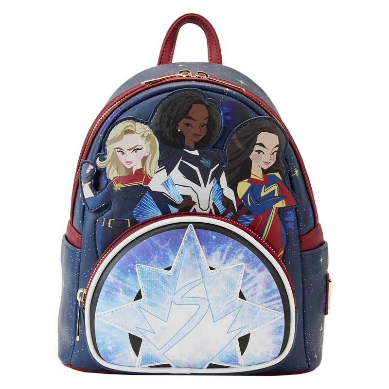 captain marvel loungefly mini backpack Loungefly Marvel The Marvels Group Mini Backpack