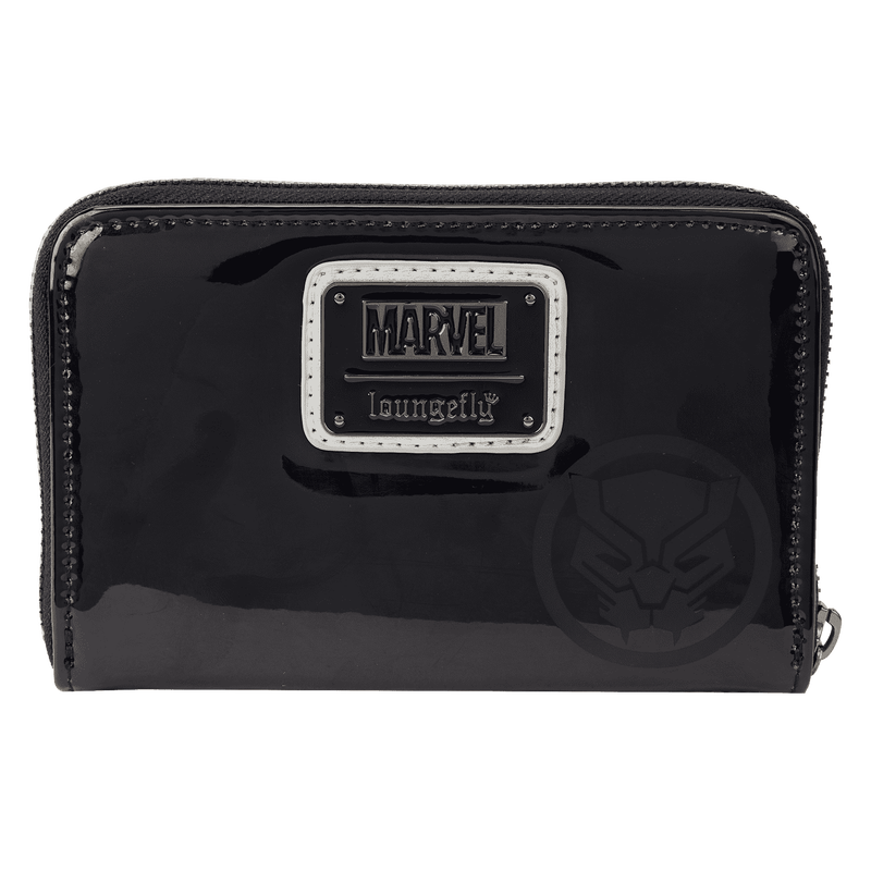 Marvel Metallic Black Panther Cosplay Zip Around Wallet