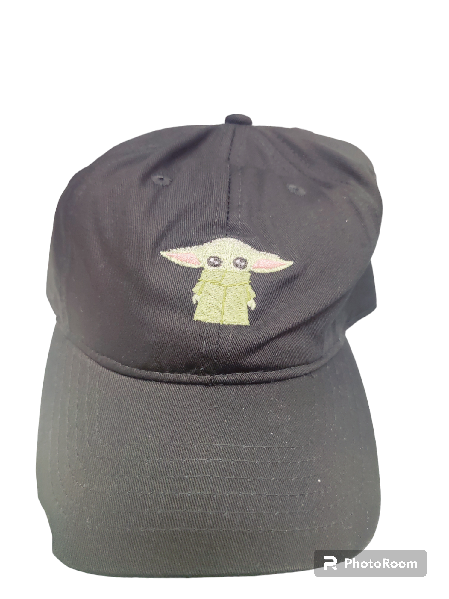 THE CHILD Black EMBROIDERED DAD CAP