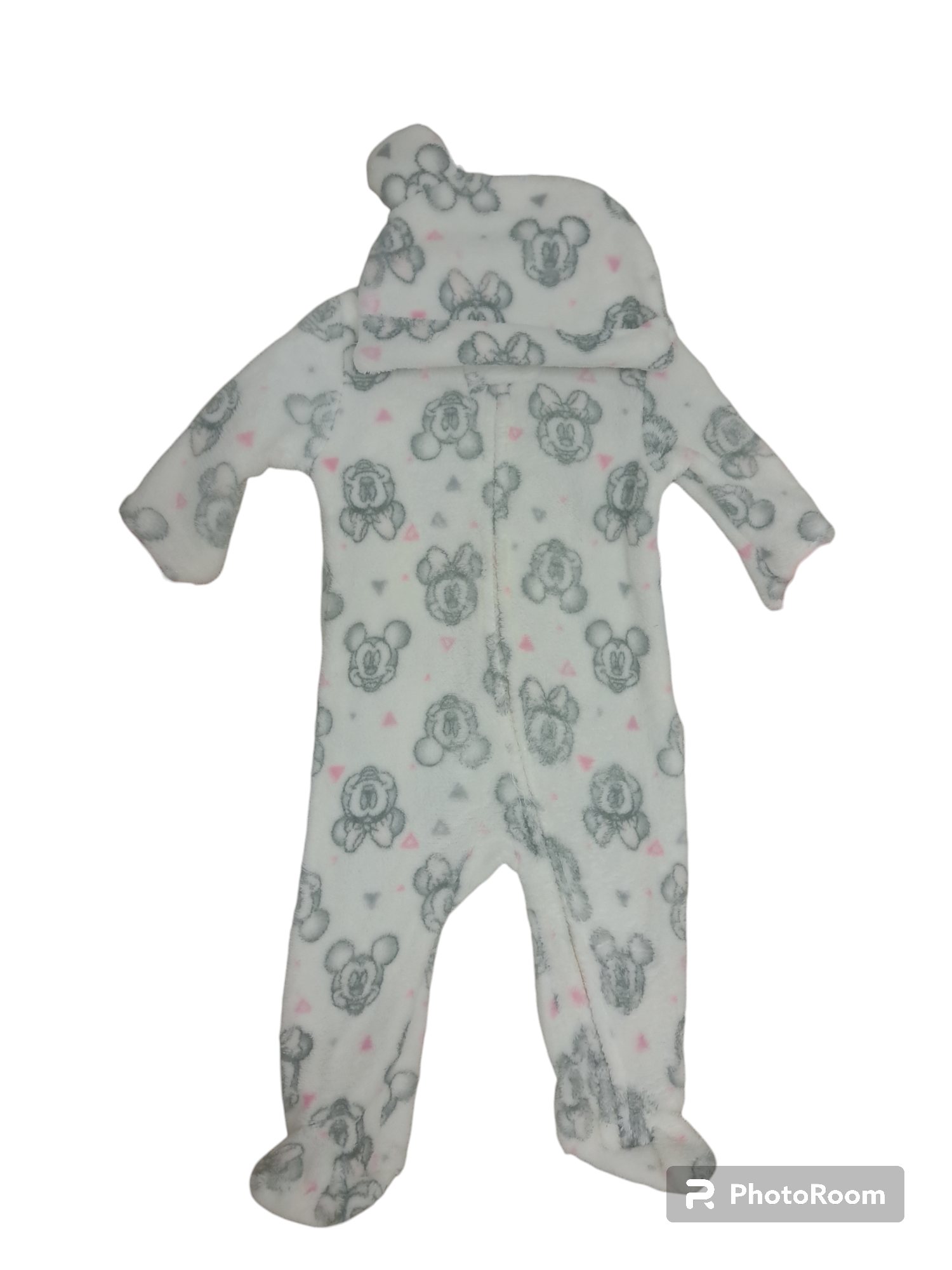 Disney Minnie Fleece Bodysuit W Hat for Newborn