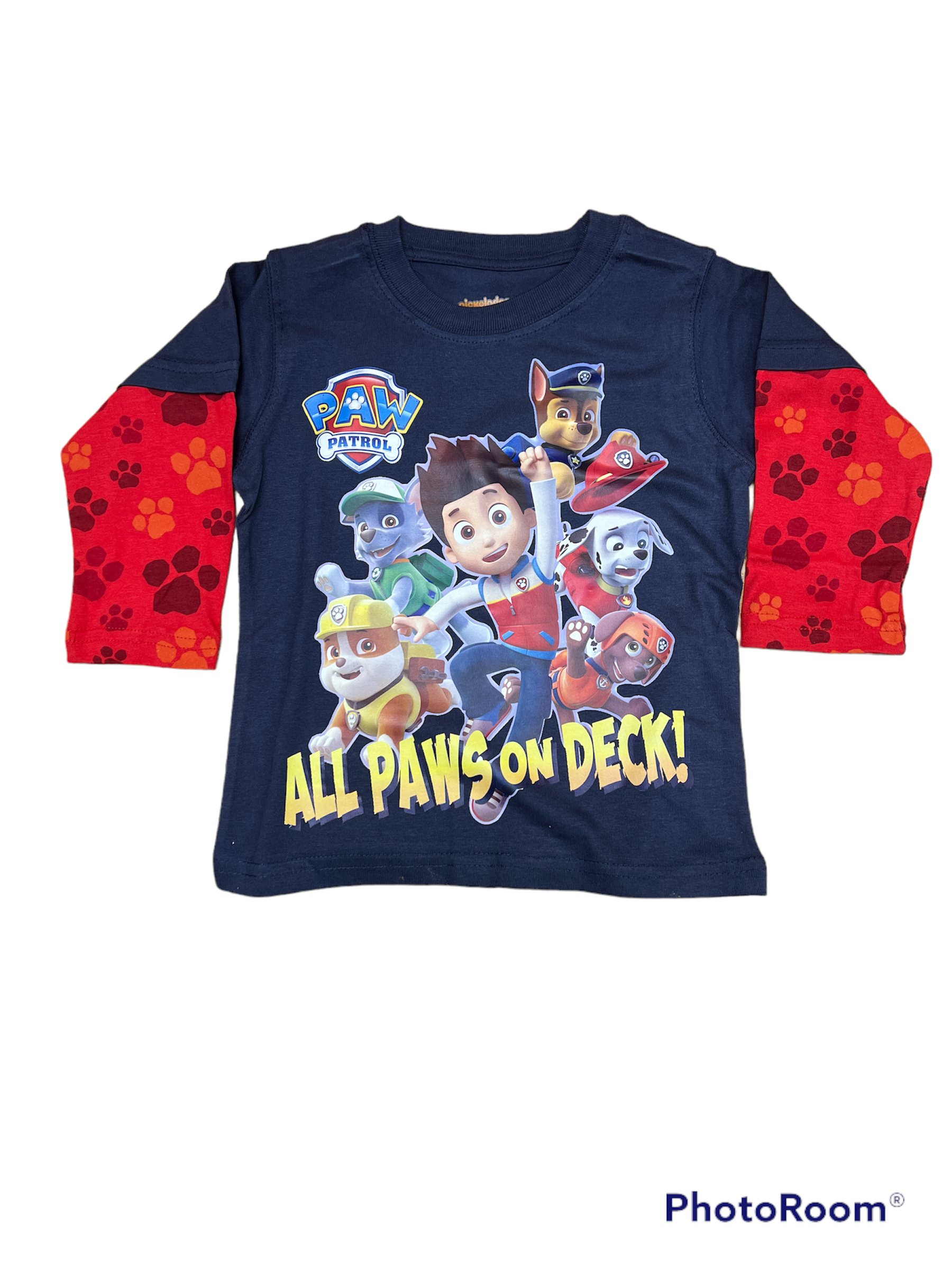 CLEARANCE Toddlers Paw Patrol All Paws On Deck! Shirt