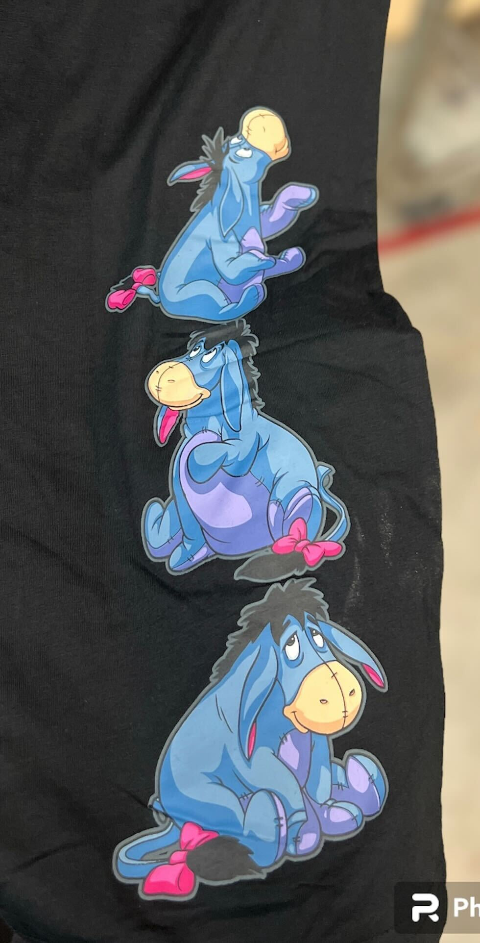 WTP Eeyore Black Pajama Pants