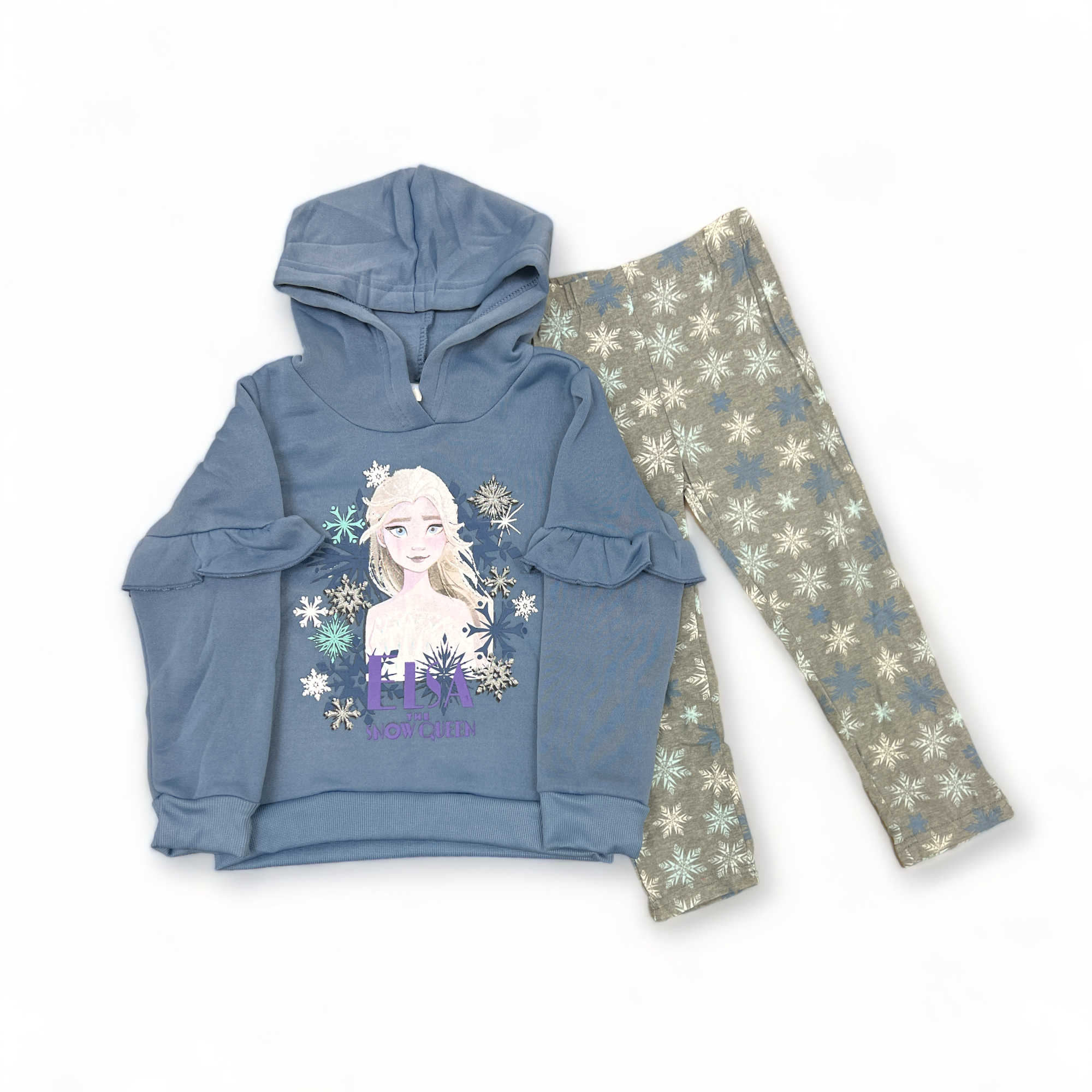 Kids 2 Pk Frozen Elsa The Snow Queen Sweatshirt and Pants