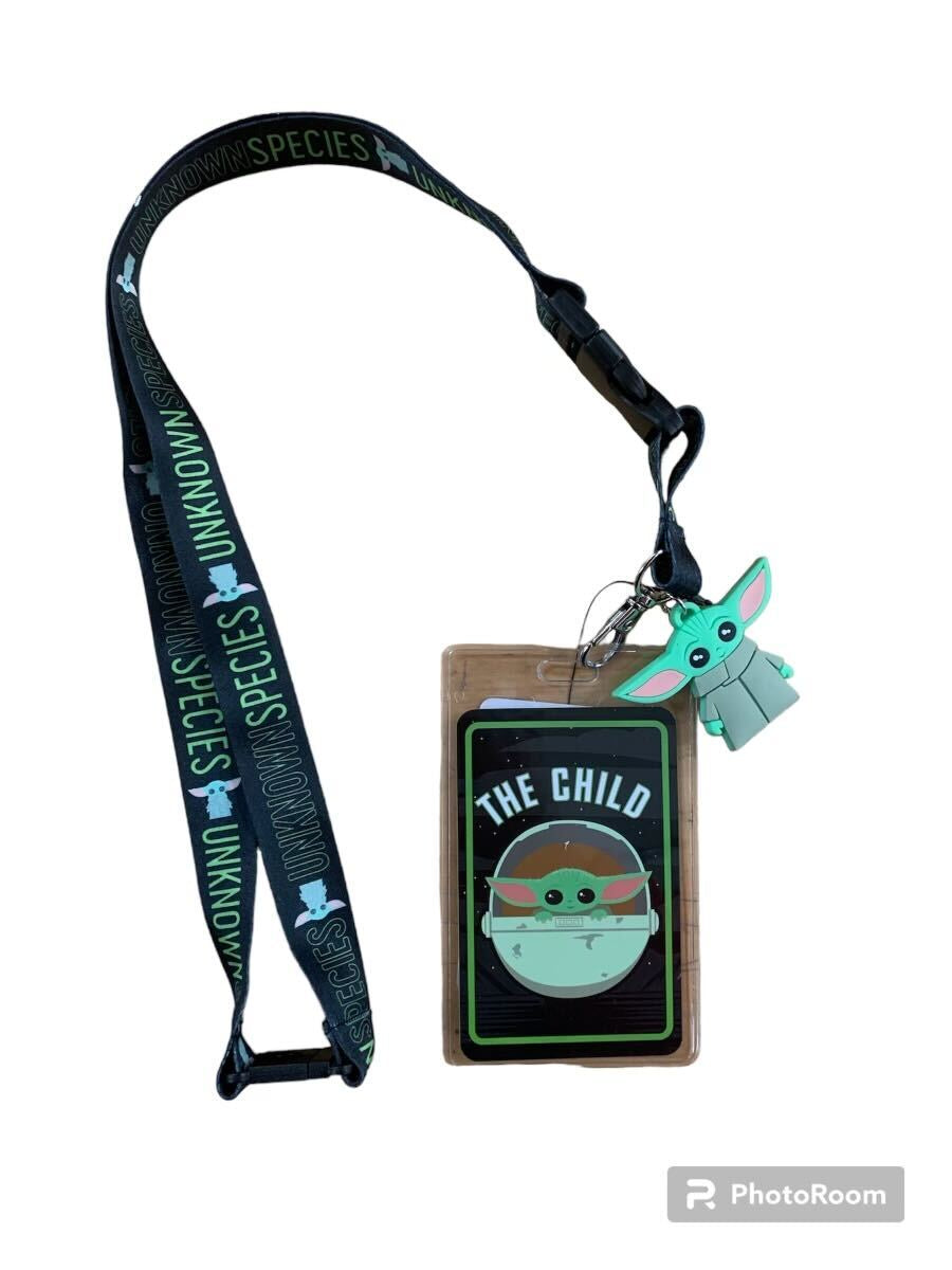 Star Wars The Child Lanyard W/ Charm And Card Holder