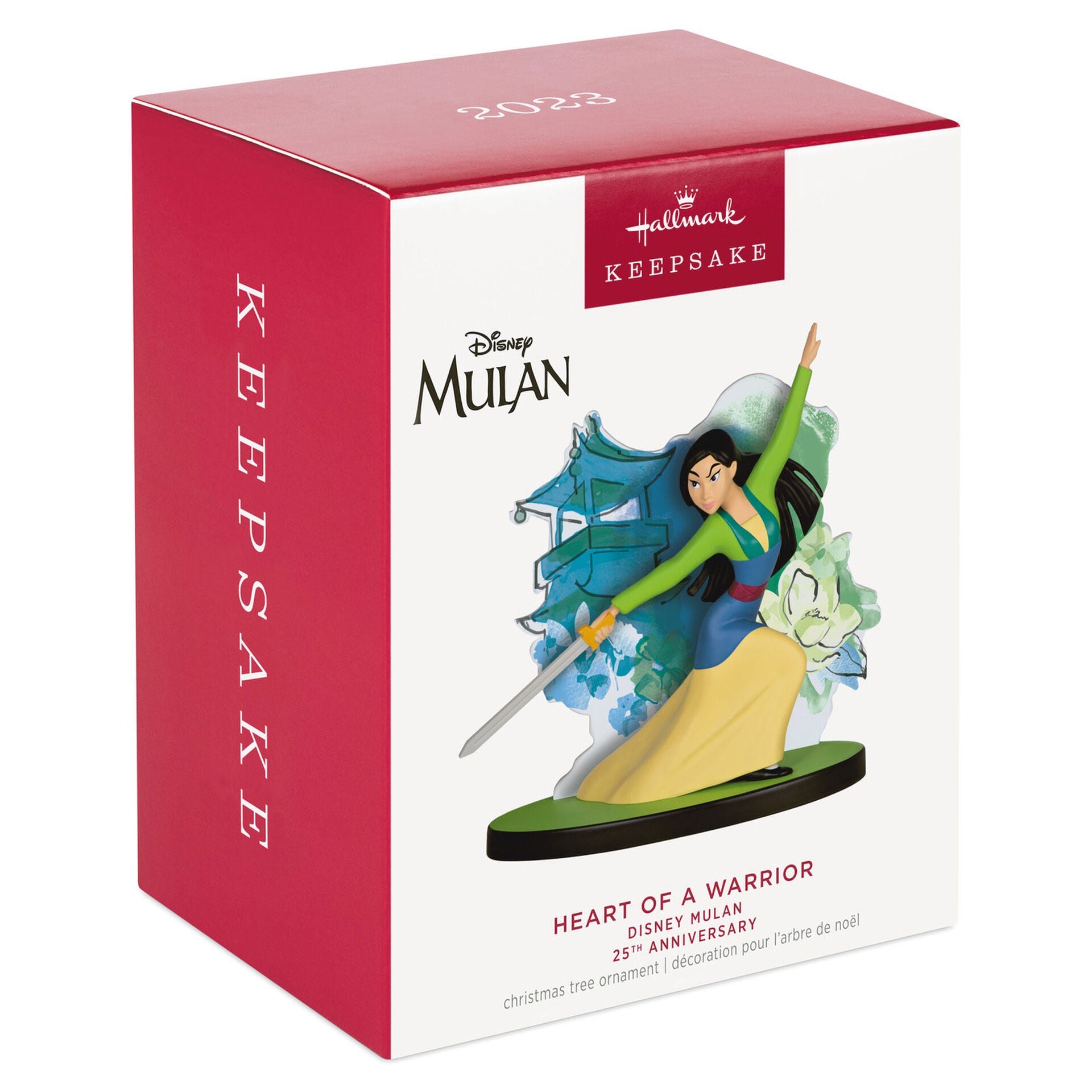 Disney Mulan 25th Anniversary Heart of a Warrior Ornament