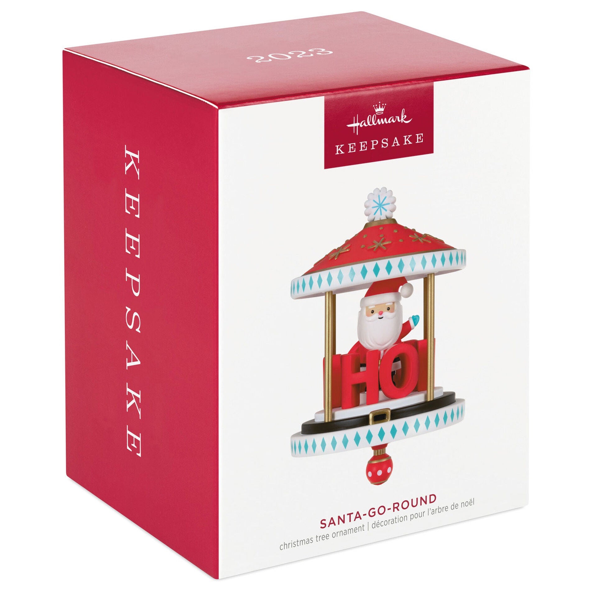 Santa-Go-Round Ornament