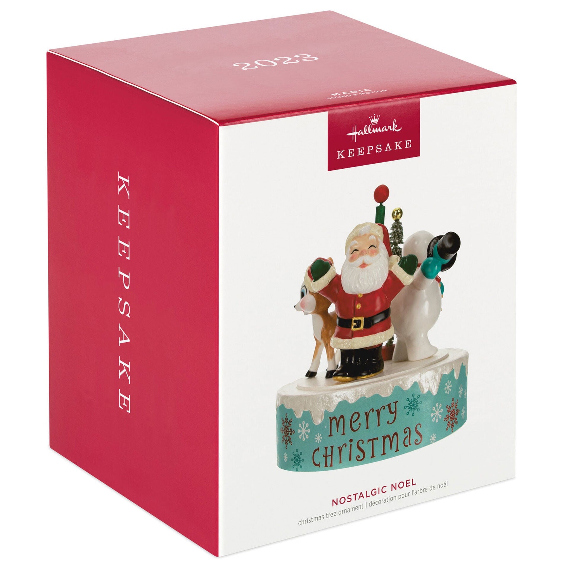 Nostalgic Noel Ornament With Sound and Motion