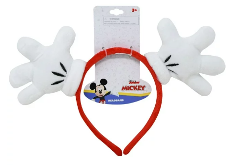 Mickey Headband with Plush Hands
