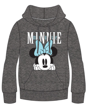 Disney Adult Minnie With Blue Bow Fleece Hoodie