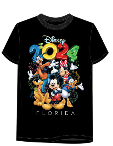 Toddler 2024 Mickey Fun Friends Tee Black