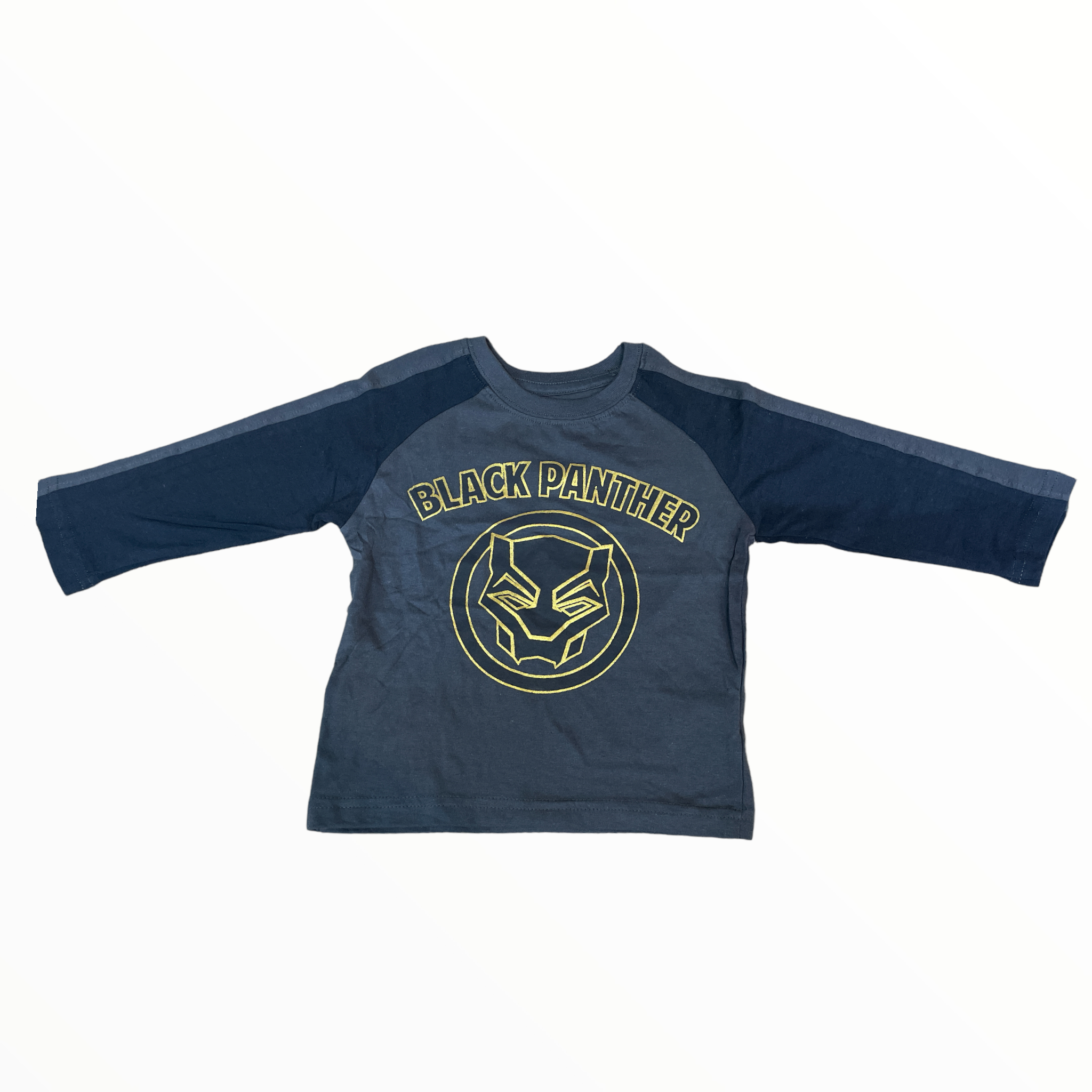 Marvel Black Panther Long Sleeve Shirt Dark Grey