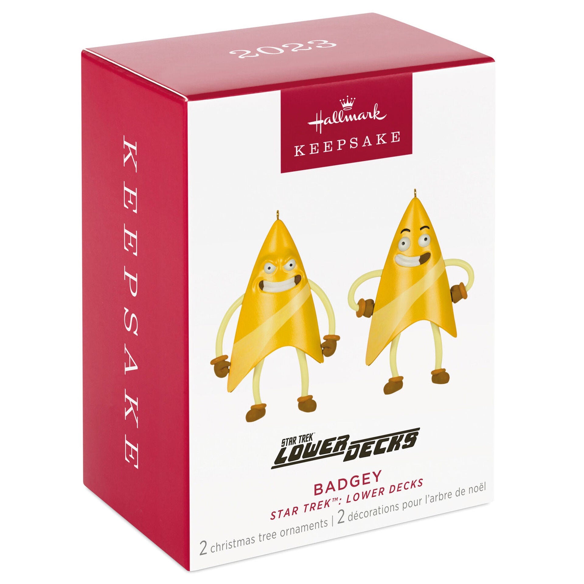 Star Trek™: Lower Decks Badgey Ornaments, Set of 2