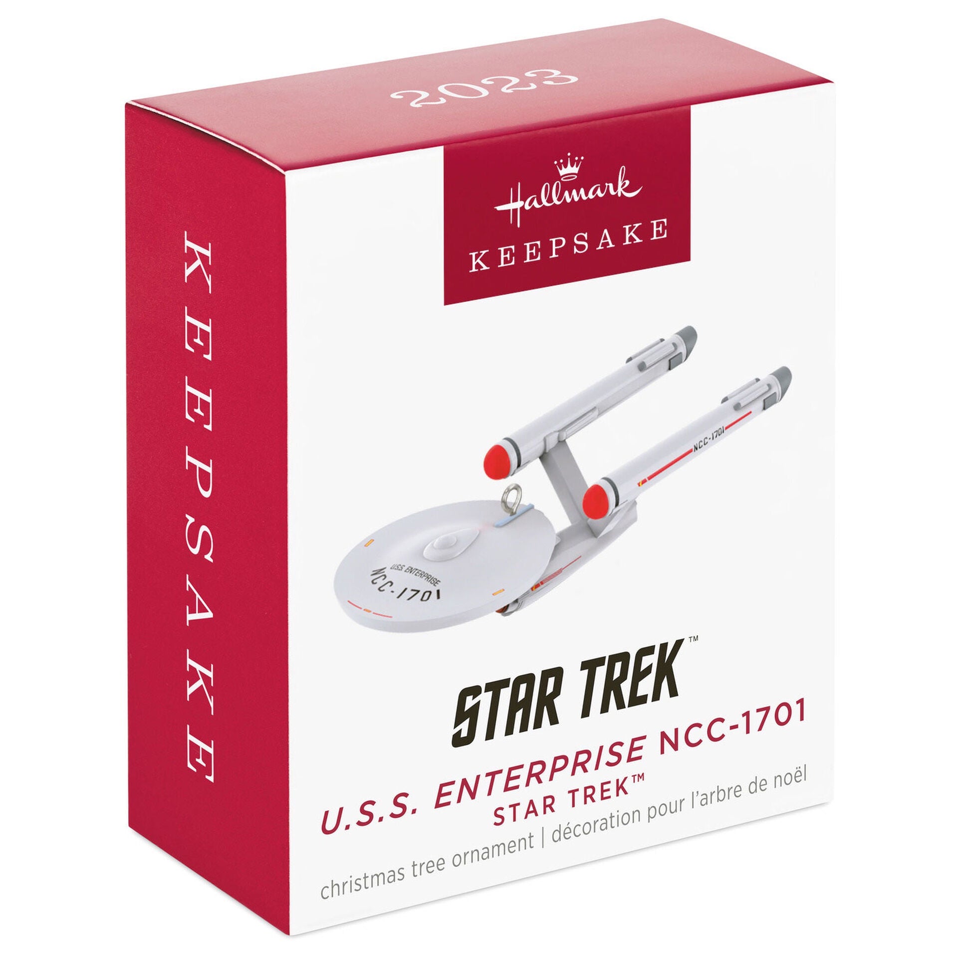 Mini Star Trek™ U.S.S. Enterprise NCC-1701 Ornament, 0.35"