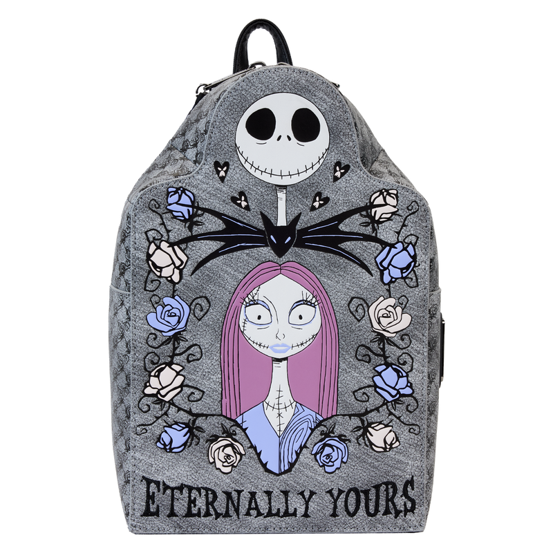 Nightmare Before Christmas Jack & Sally Eternally Yours Tombstone Mini Backpack