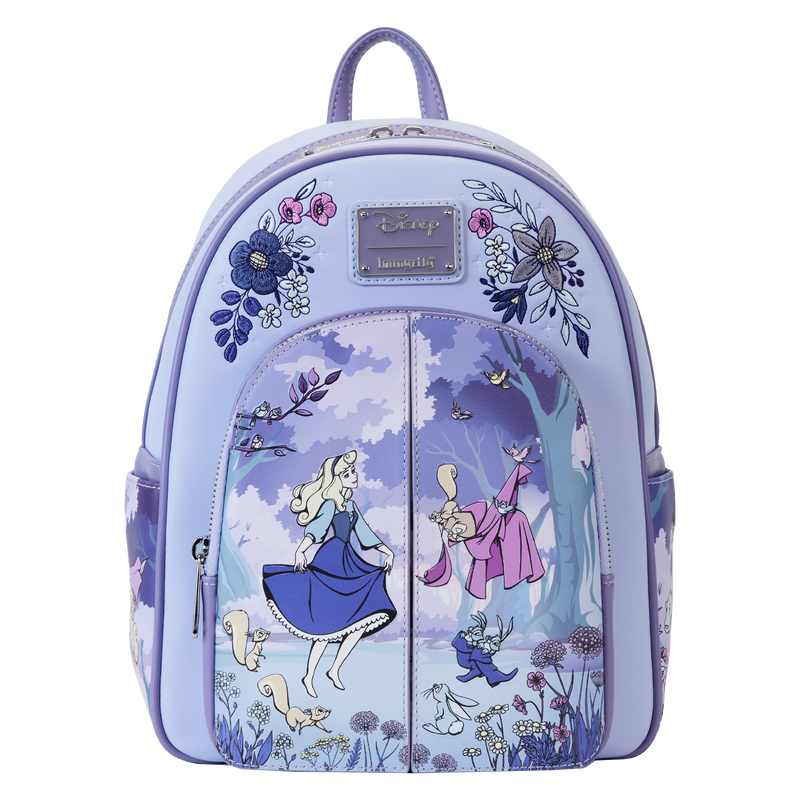 Disney Sleeping Beauty 65th Anniversary Floral Scene Mini Backpack