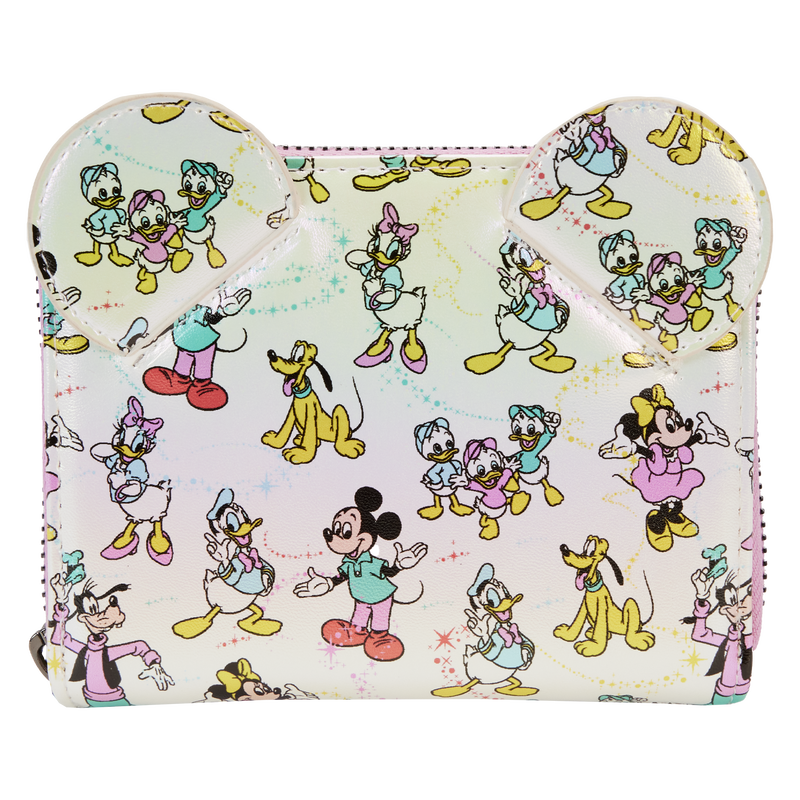 LF DISNEY D100 AOP ZIP AROUND WALLET