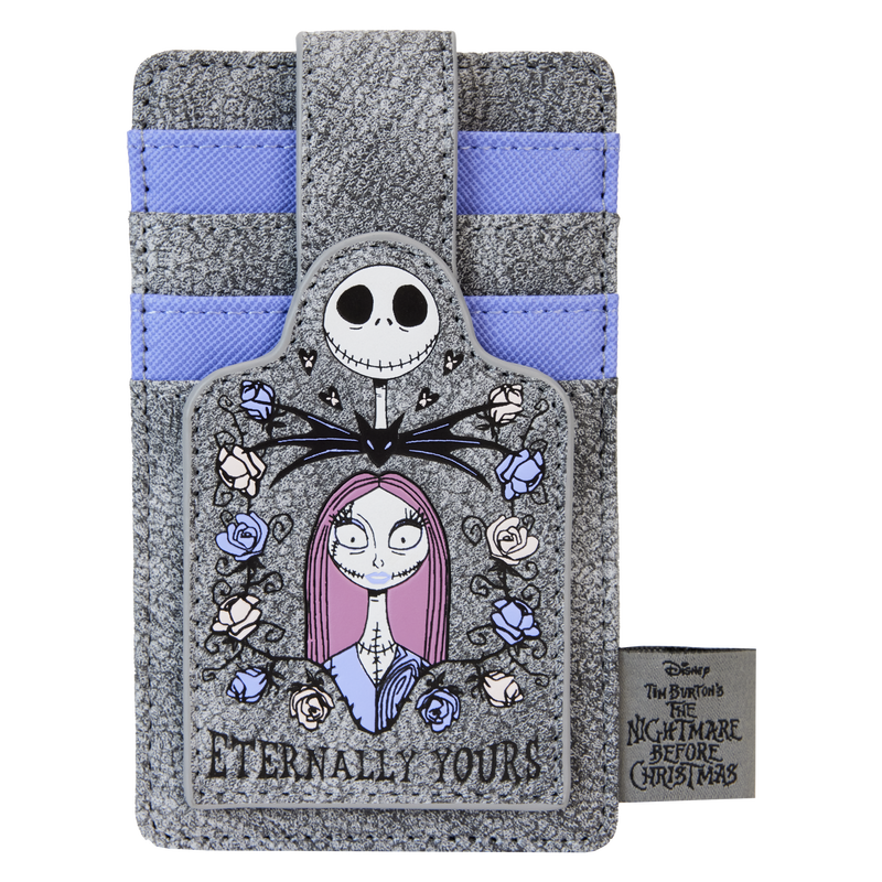 Show Your Fandom: Nightmare Before Christmas Lanyard With Jack Skellington & Sally – ID Holder/Keychain