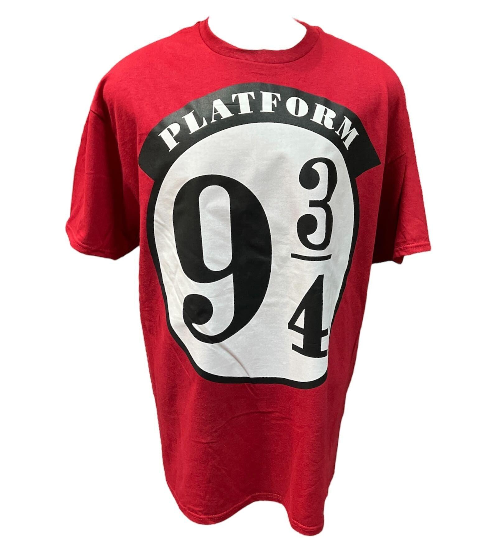 Adult Harry Potter Platform 9 3/4 Cardinal Red Tee