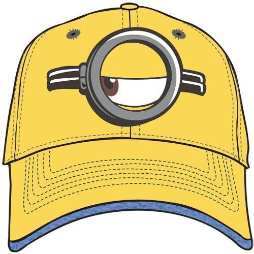 Adult Minion Look Left Yellow Baseball Hat