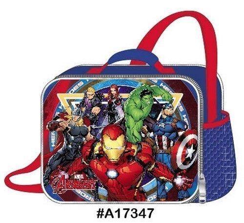 AVENGERS 3-D LUNCH KIT W/LONG STRAPS