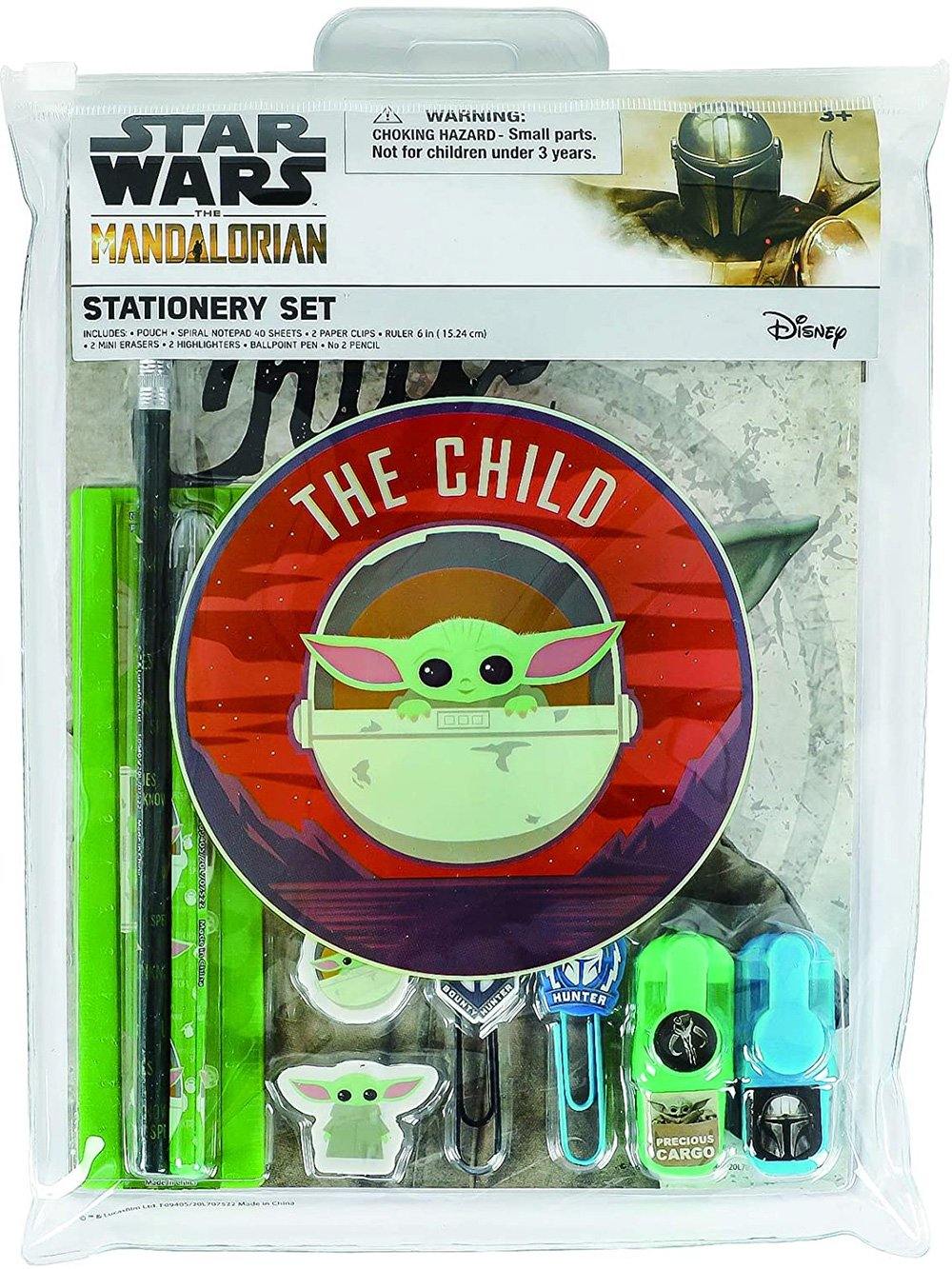 Baby Yoda Gorgu Star Wars The Mandalorian Office And School Supplies Stationery Set In Resealable Pouch