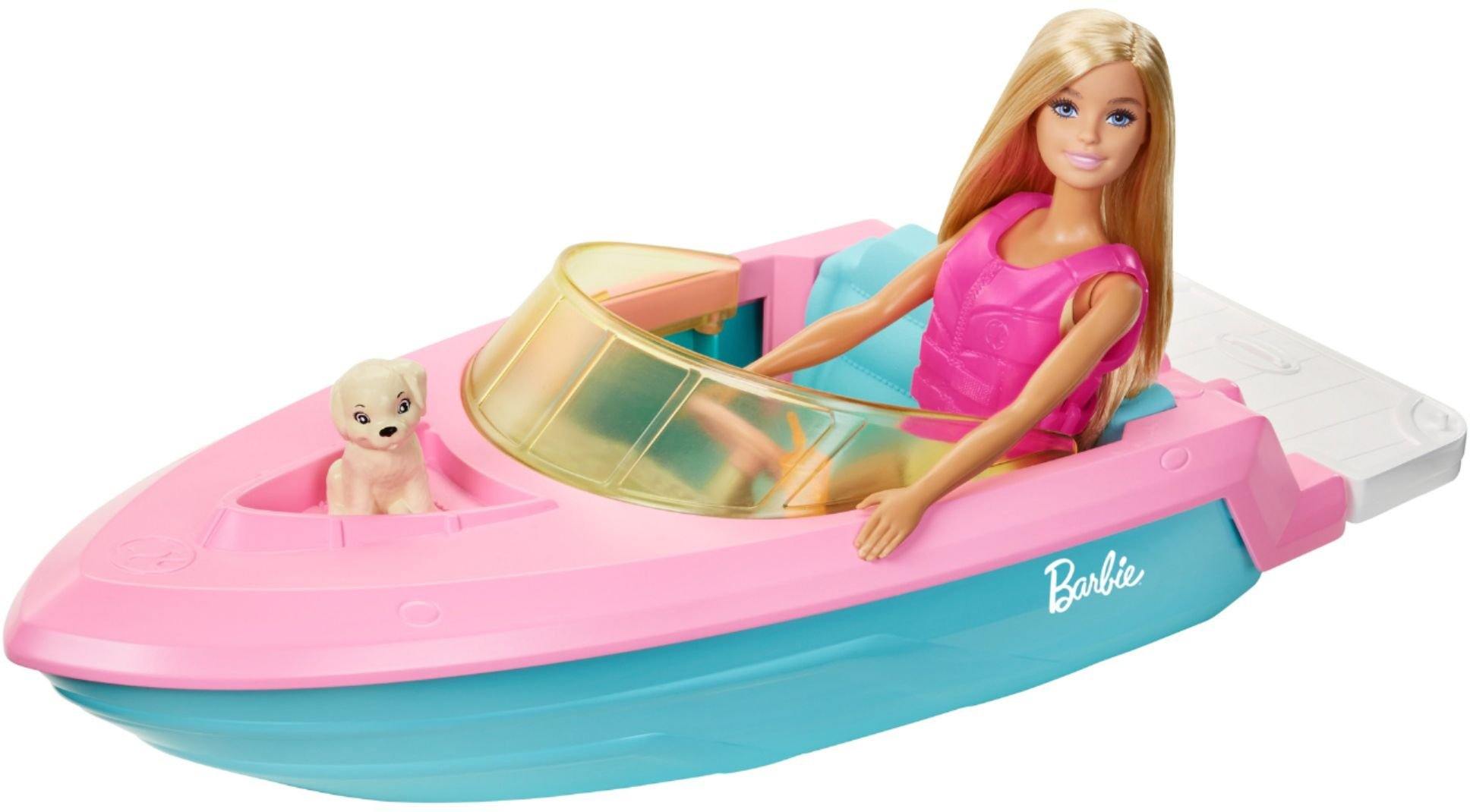 Barbie Doll & Boat Playset
