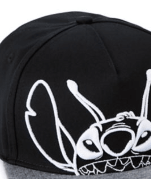 Black and White Stitch Snapback - Lilo & Stitch