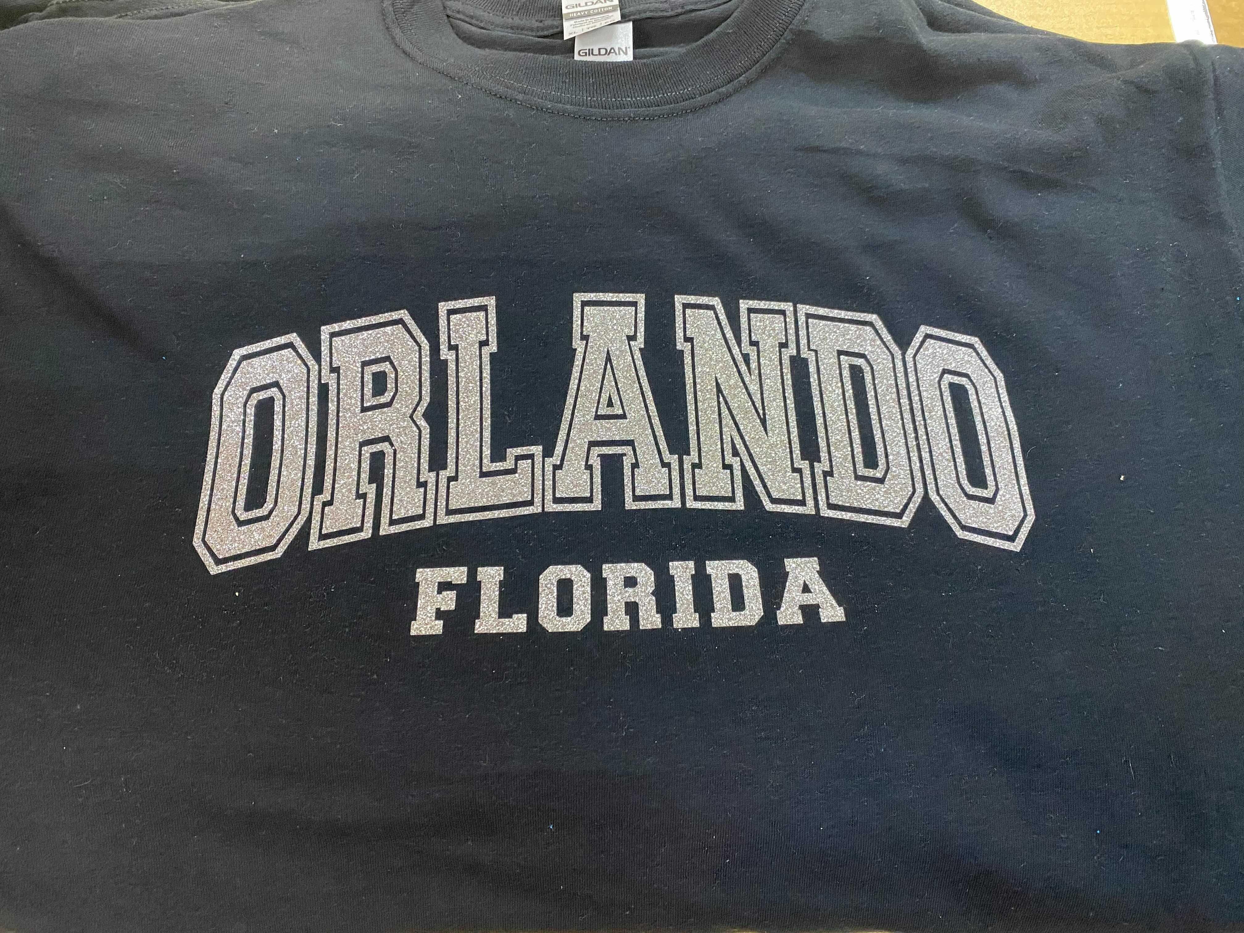 Black Orlando Florida T-shirt