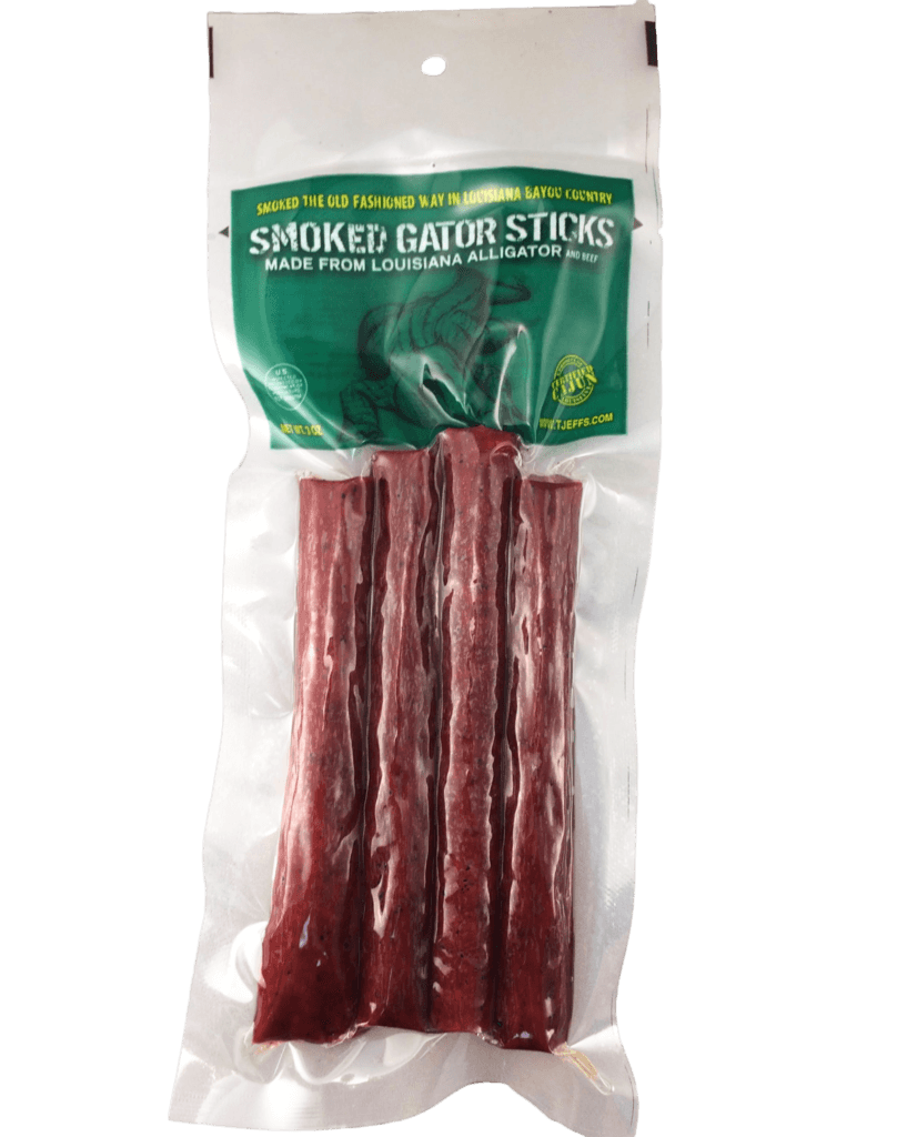 Cajun Gator's Premium Alligator Smoked Sticks - 3 ozs.