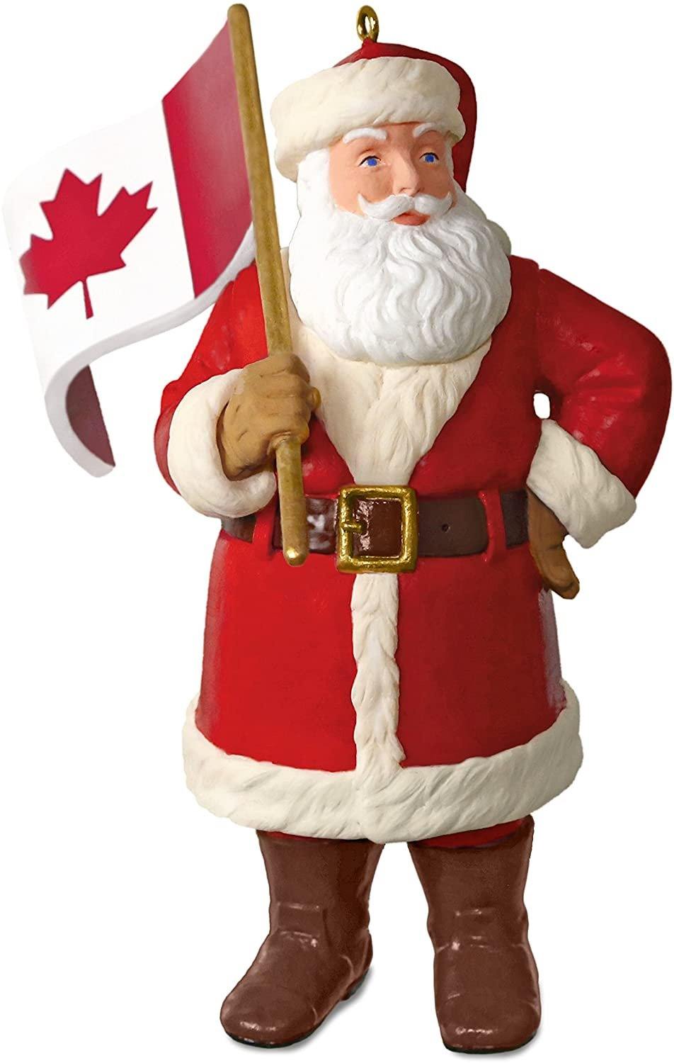 Canadian Santa Hallmark Keepsake Christmas Ornament 2018 New In Box